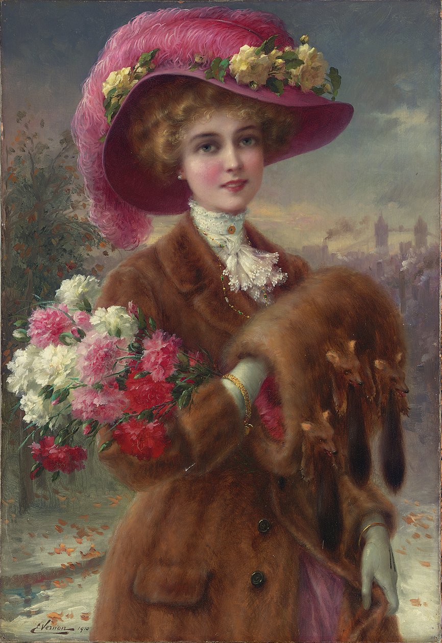 Talven kaunotar, 1910 tekijältä Emile Vernon