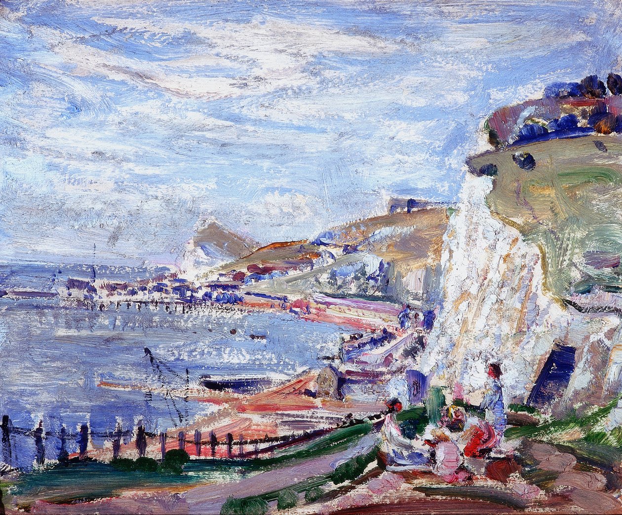 Dover Cliffs (öljy aluksella) tekijältä Emily Beatrice Bland