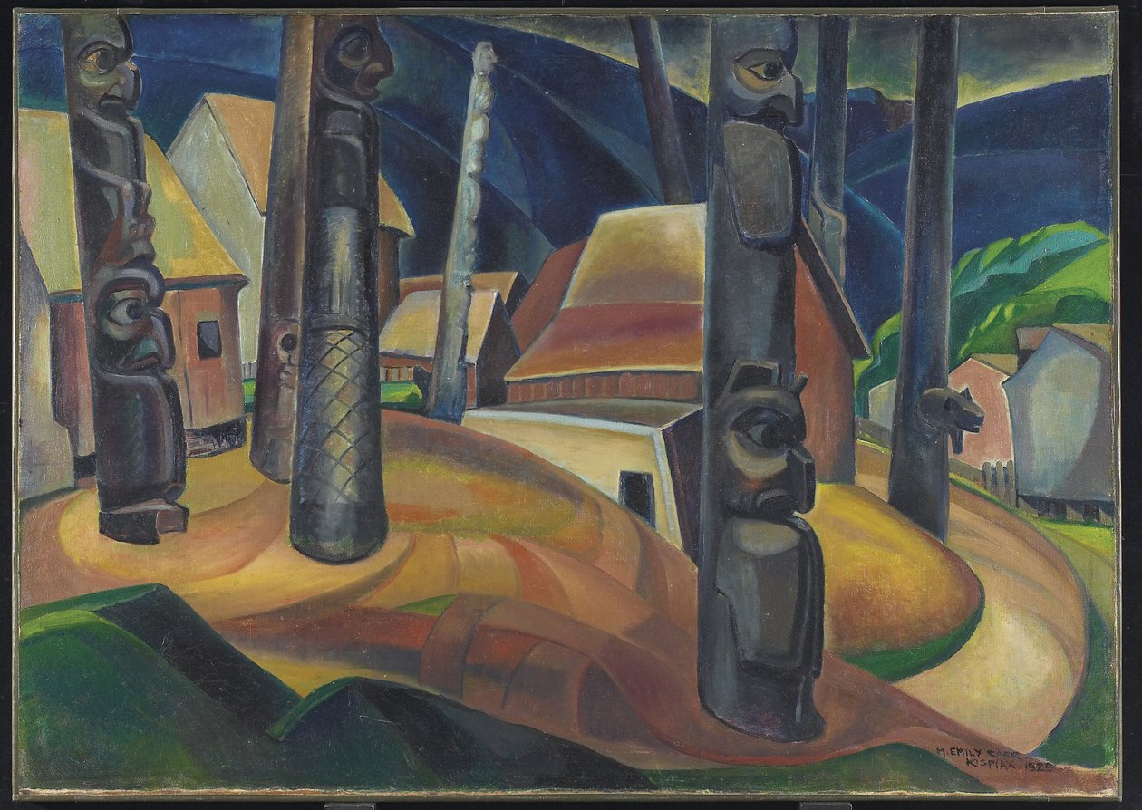 Kispiaxin kylä tekijältä Emily Carr