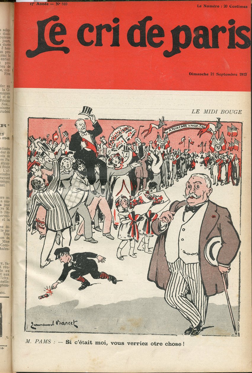 Kansi "Le Cri de Paris" tekijältä Emmanuel Barcet
