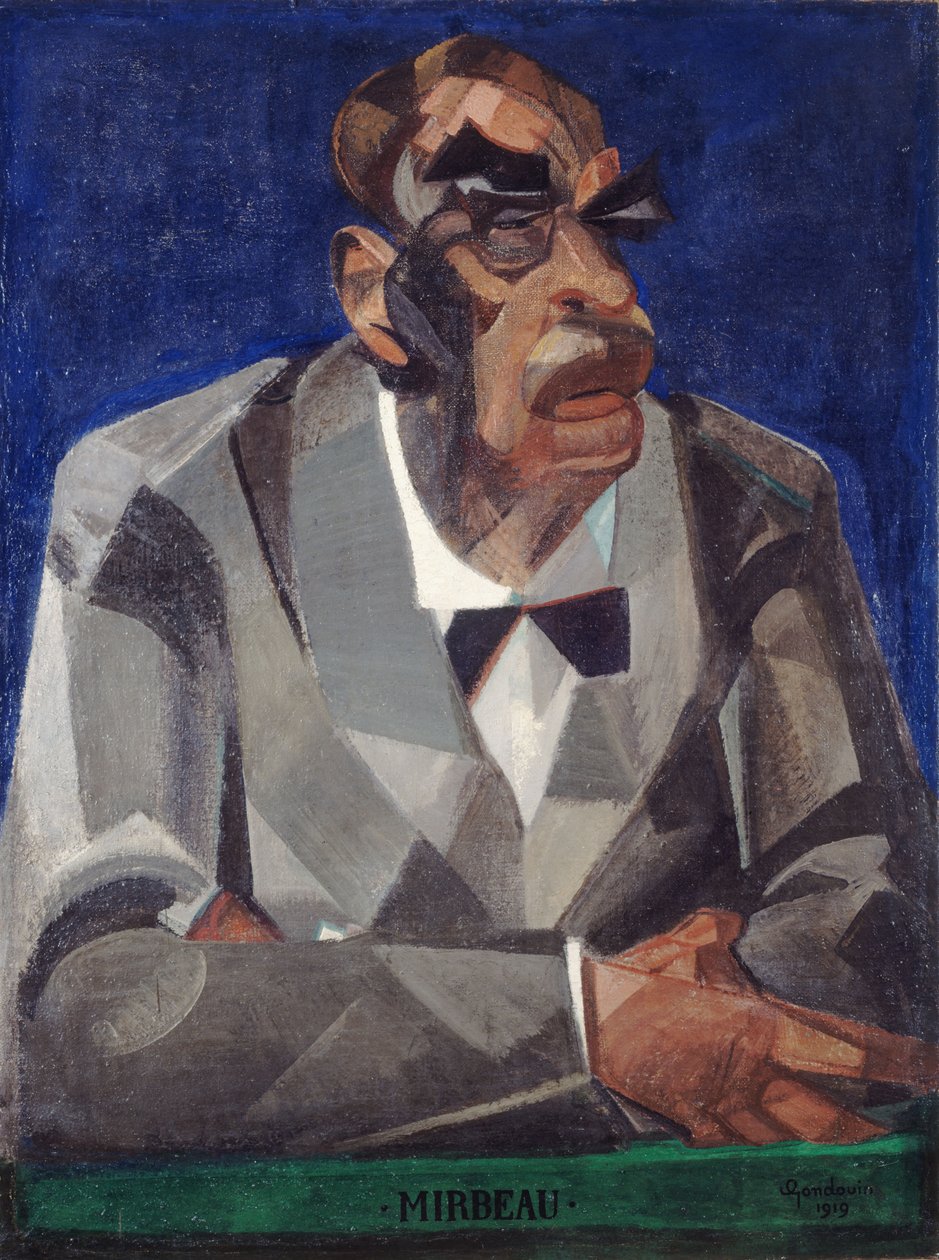 Octave Mirbeau 1848-1917, 1919. tekijältä Emmanuel Gondouin