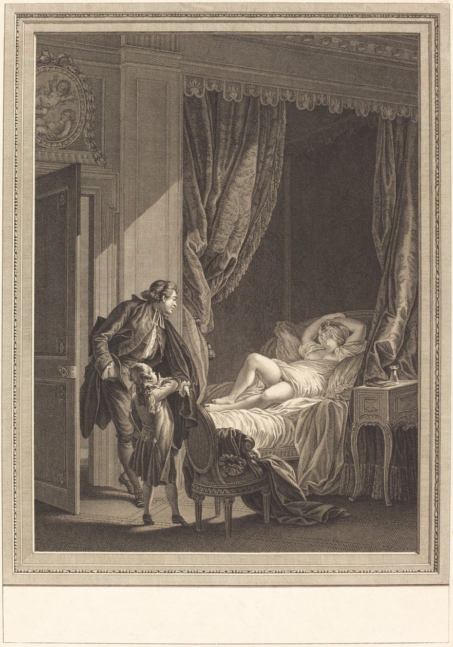 Aamu tekijältä Emmanuel Jean Nepomucène de Ghendt after Pierre Antoine Baudouin