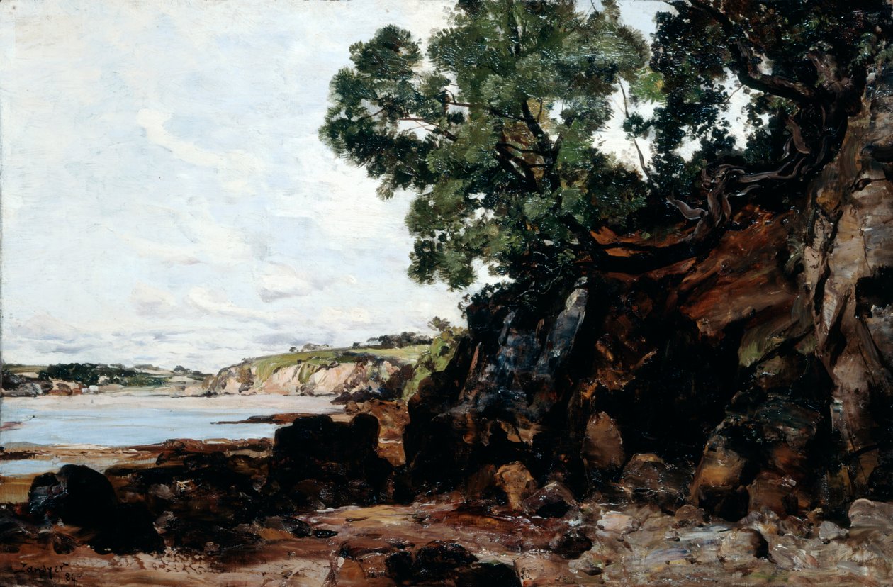 Douarnenez, 1884. tekijältä Emmanuel Lansyer