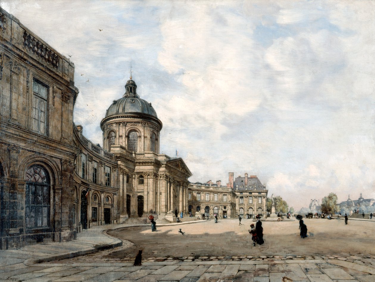 Ranskan instituutti, Pariisi, 1887. tekijältä Emmanuel Lansyer