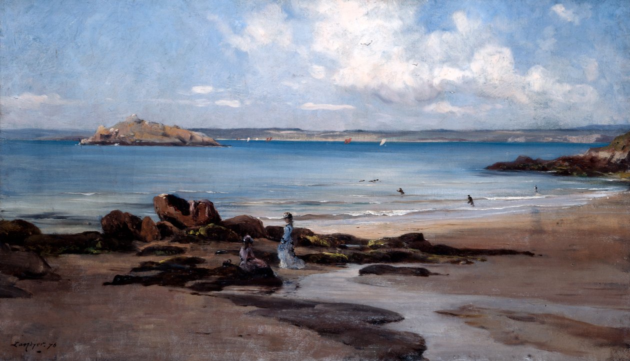 Naisten uimaranta, 1876. tekijältä Emmanuel Lansyer