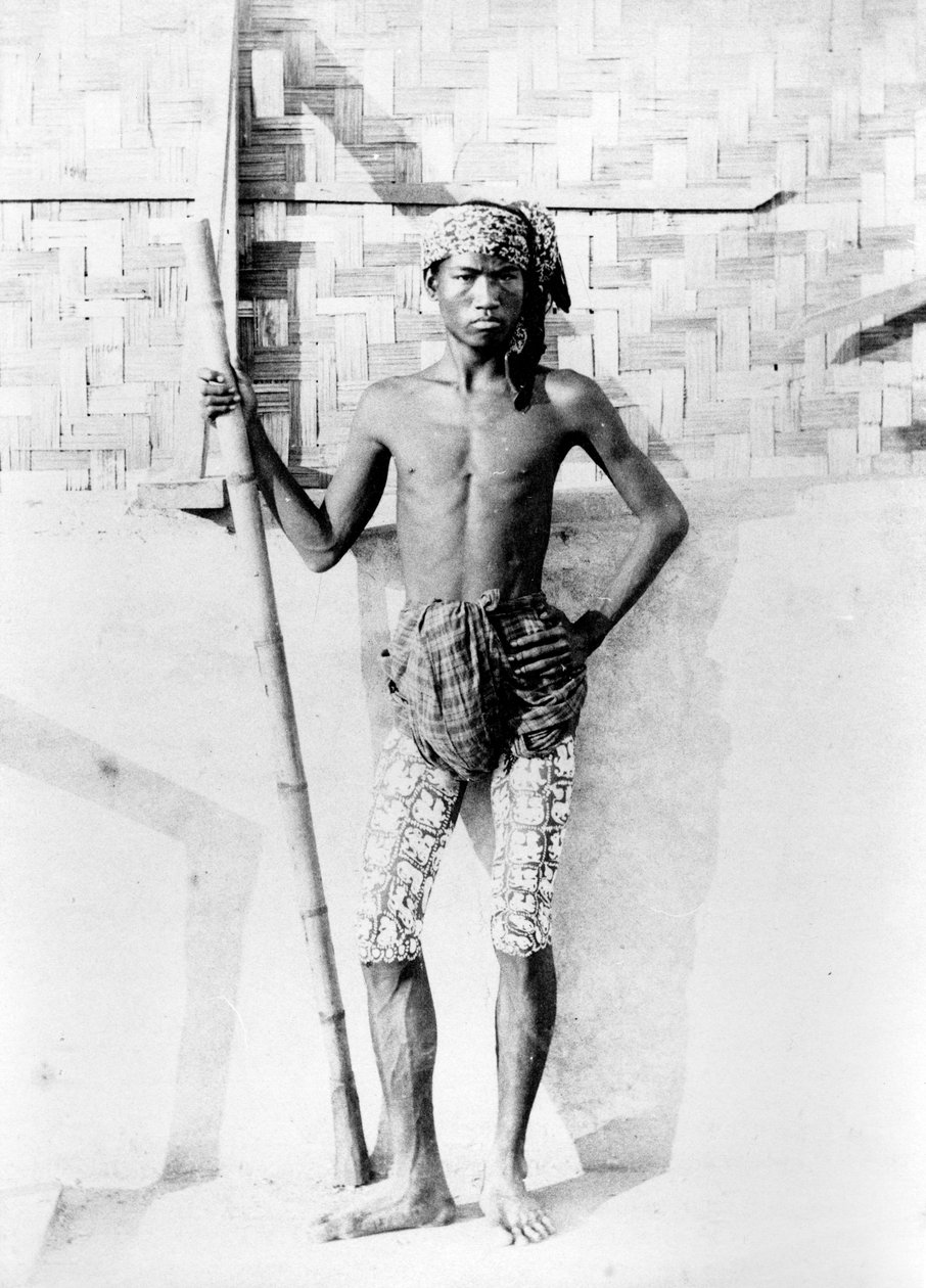 Burman nuoriso, n. 1870-1890 tekijältä English Photographer