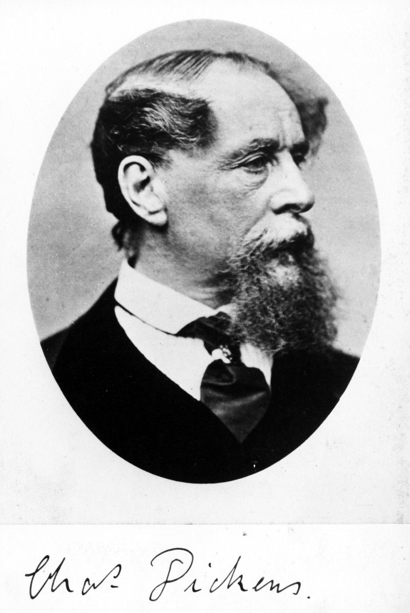 Charles Dickens, noin 1870-luku tekijältä English Photographer