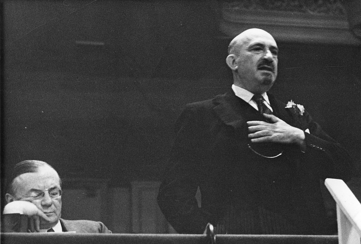 Tohtori Chaim Weizmann Lontoossa, noin 1938 tekijältä English Photographer