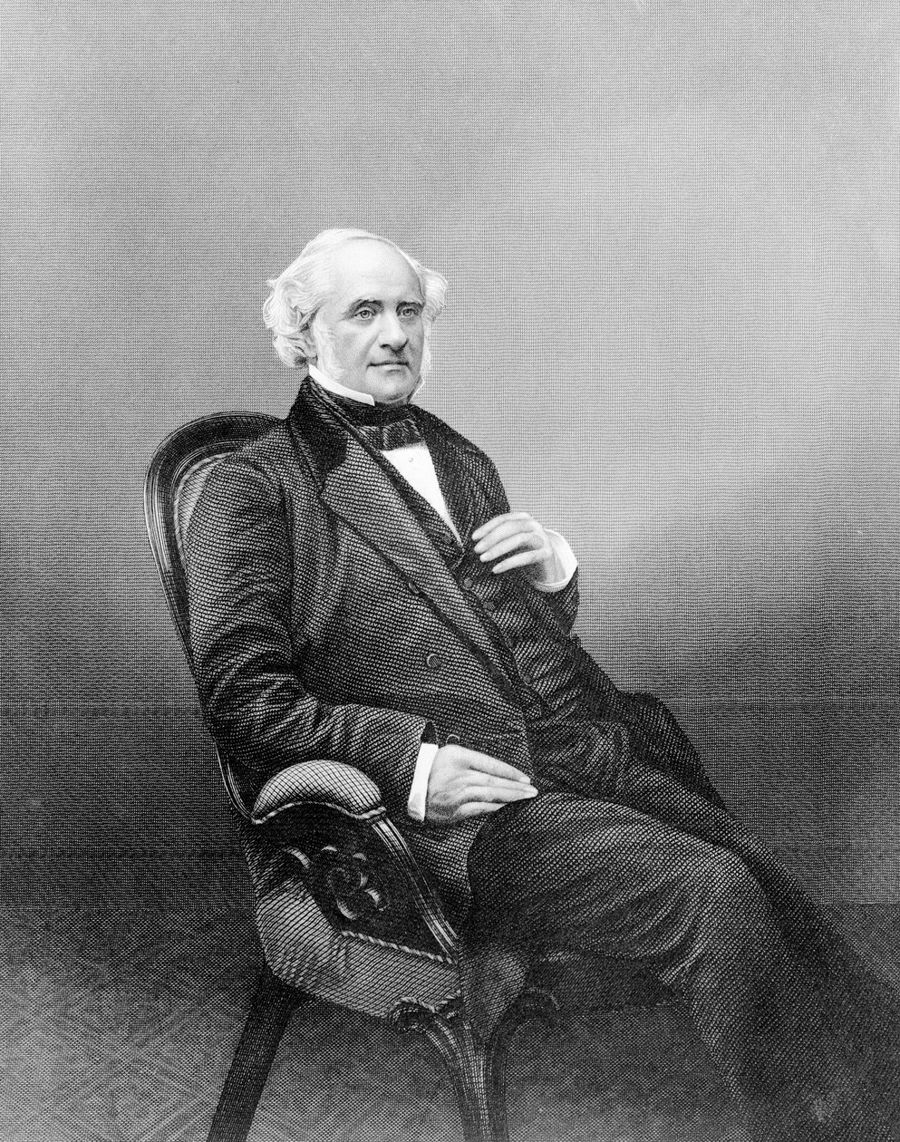 George Peabody, kaiverrus D.J Pound tekijältä English Photographer