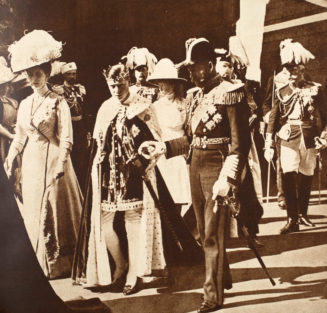 Kuningas Edward VIII Investiture Walesin prinssinä, 1911 tekijältä English Photographer