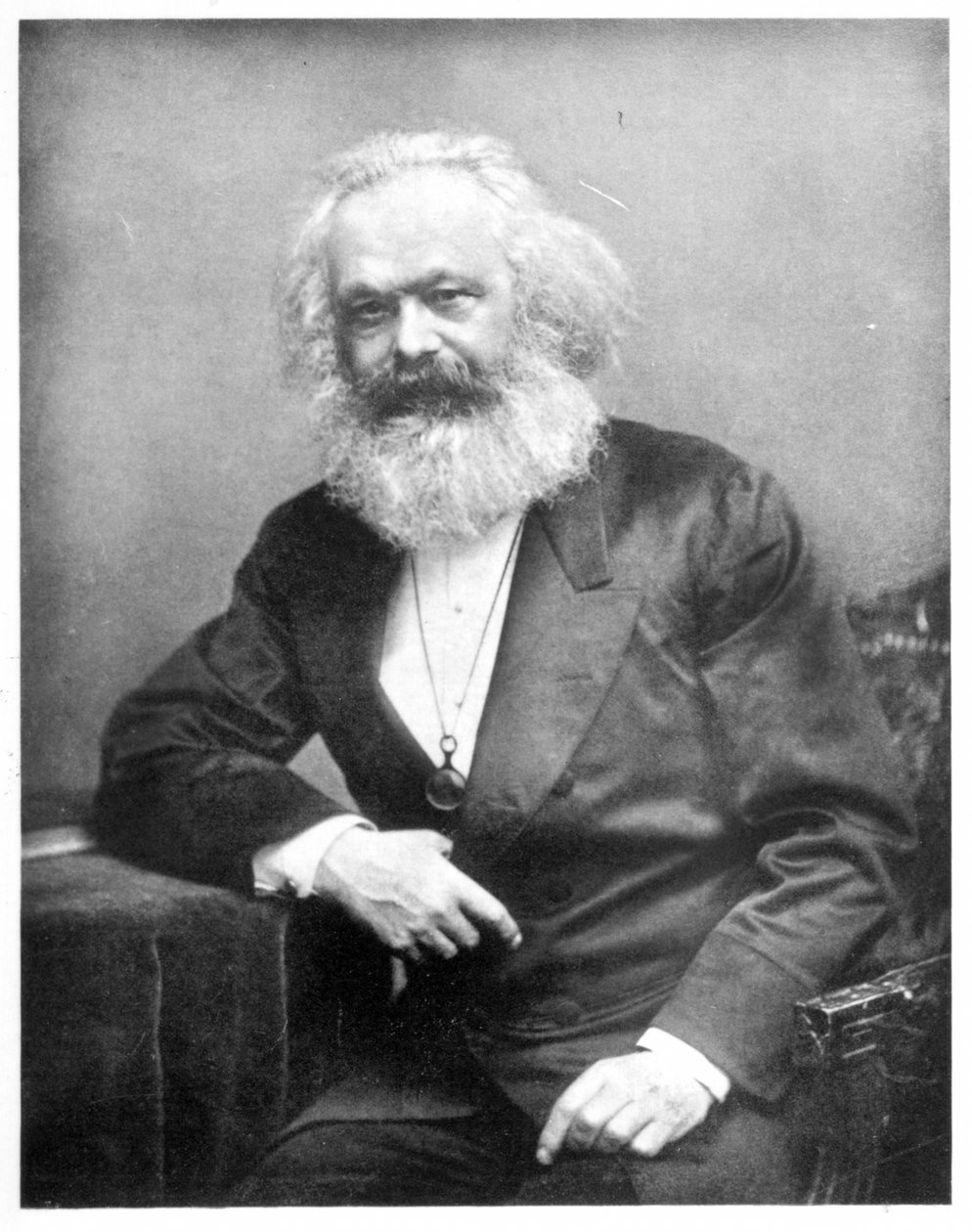 Larawan ni Karl Marx (1818-1893) finn tekijältä English Photographer