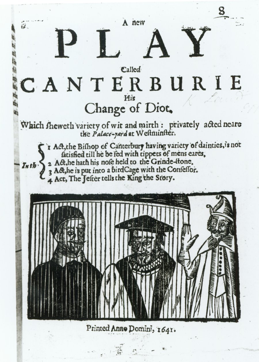 Uusi näytelmä nimeltä Canterburie, 1641 tekijältä English School