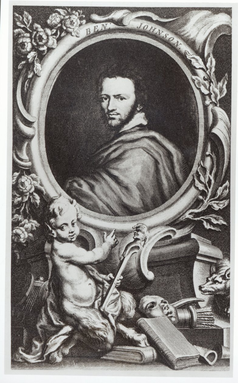 Ben Jonson (1573-1637) englantilainen näytelmäkirjailija tekijältä English School