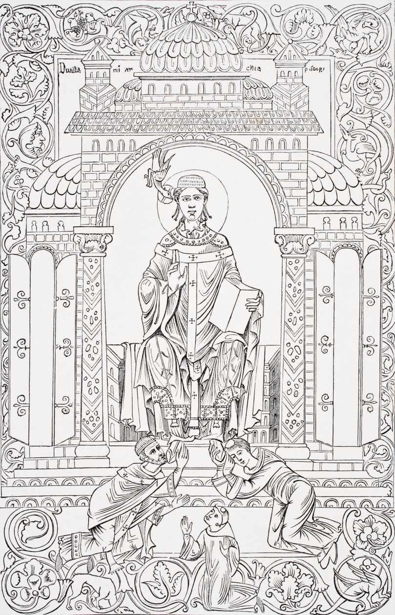 Paavi Pyhä Gregorius I, 1848 tekijältä English School