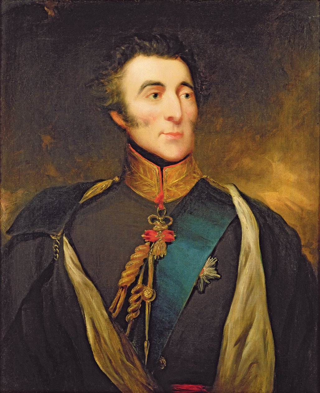 Muotokuva Arthur Wellesleystä, 1. Wellingtonin herttuan (1769-1852) tekijältä English School
