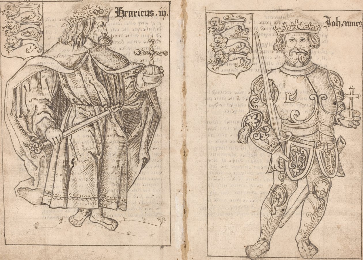 King John [oikea puoli] tekijältä English 16th Century