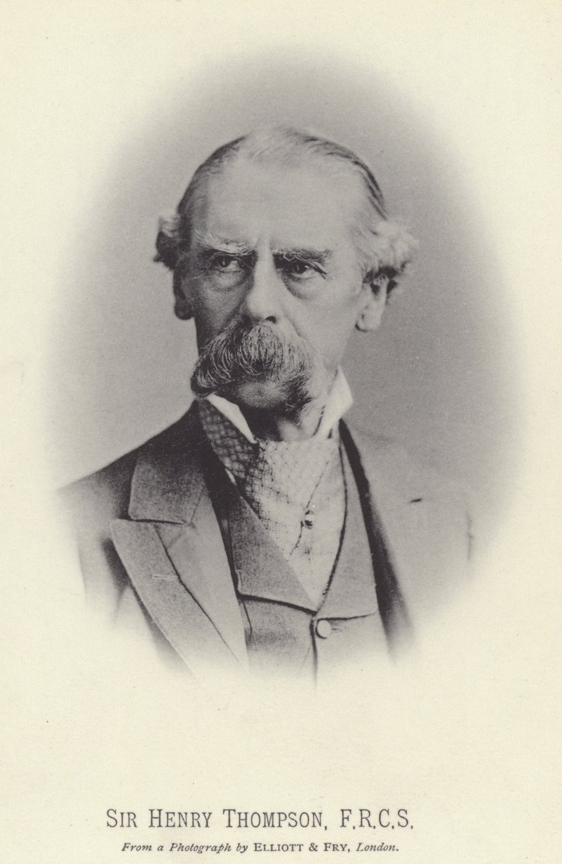 Sir Henry Thompson, FRCS (s/w-kuva) tekijältä English Photographer