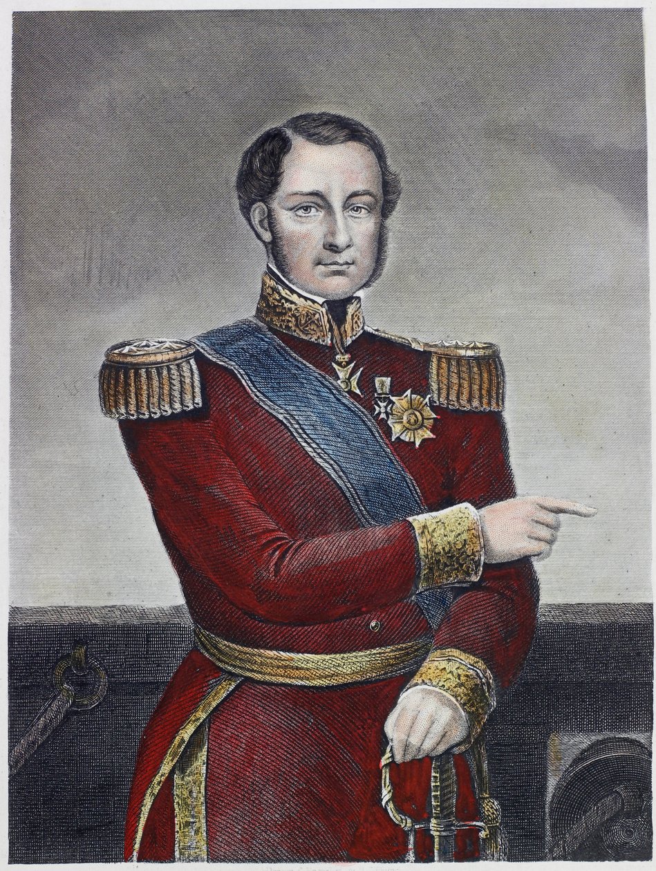 Admiral Hamelin (värillinen kaiverrus) tekijältä English School