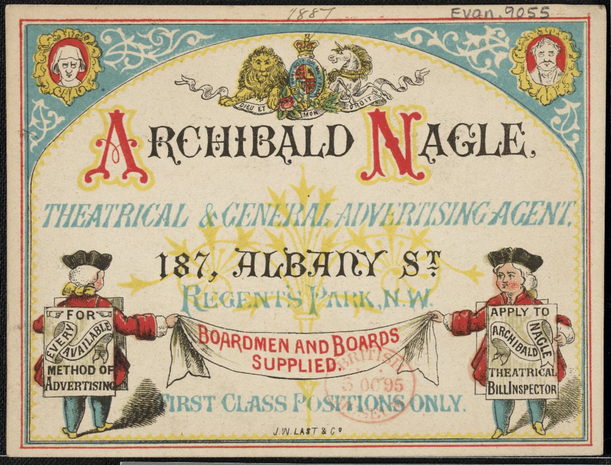 Mainos Archibald Neaglelle, mainosagentille tekijältä English School
