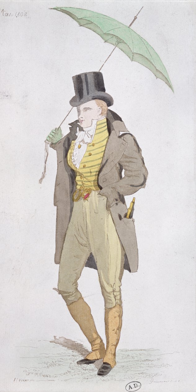 Englantilainen dandy, n. 1802 tekijältä English School