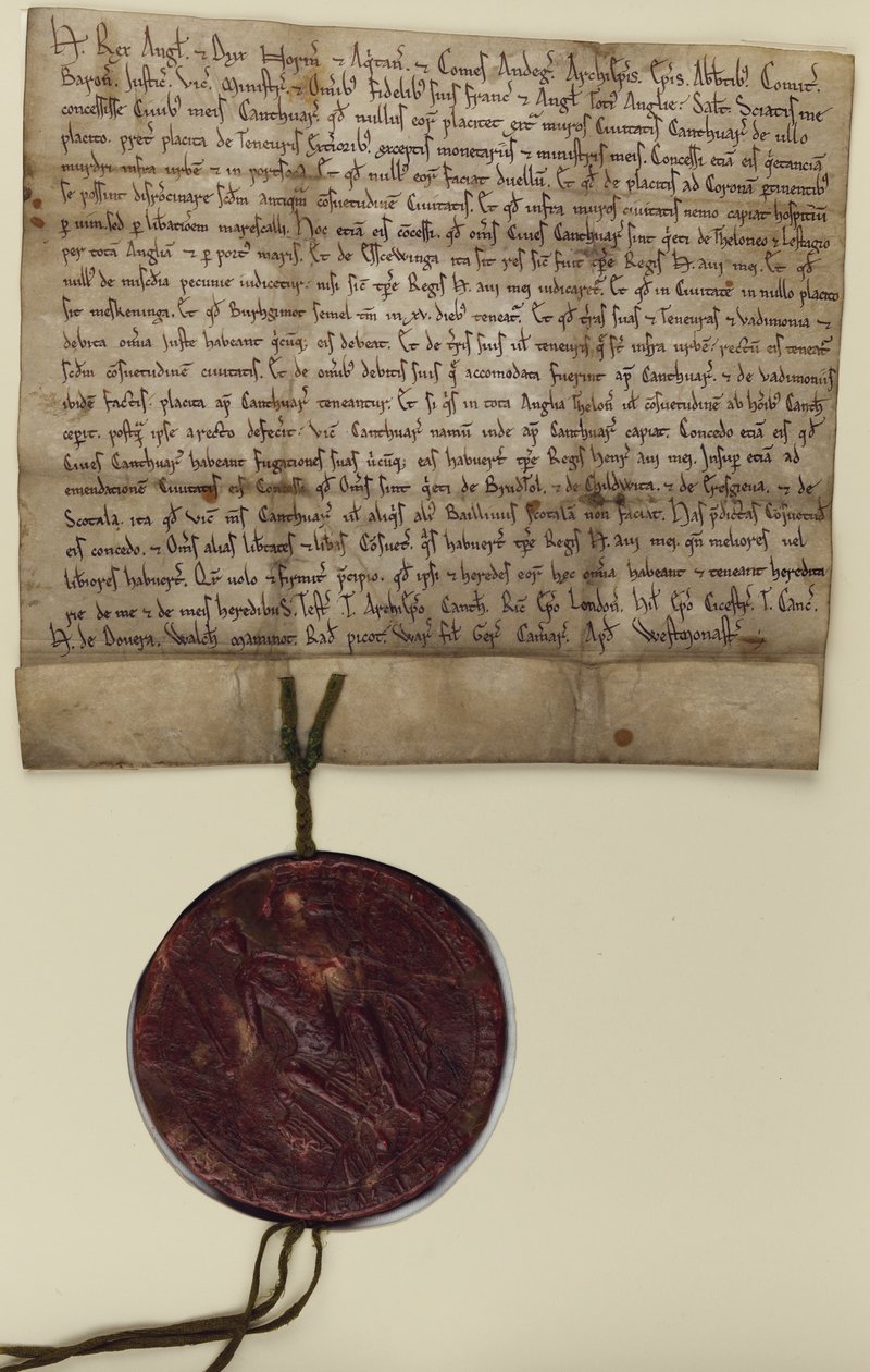Henrik II:n peruskirja tekijältä English School