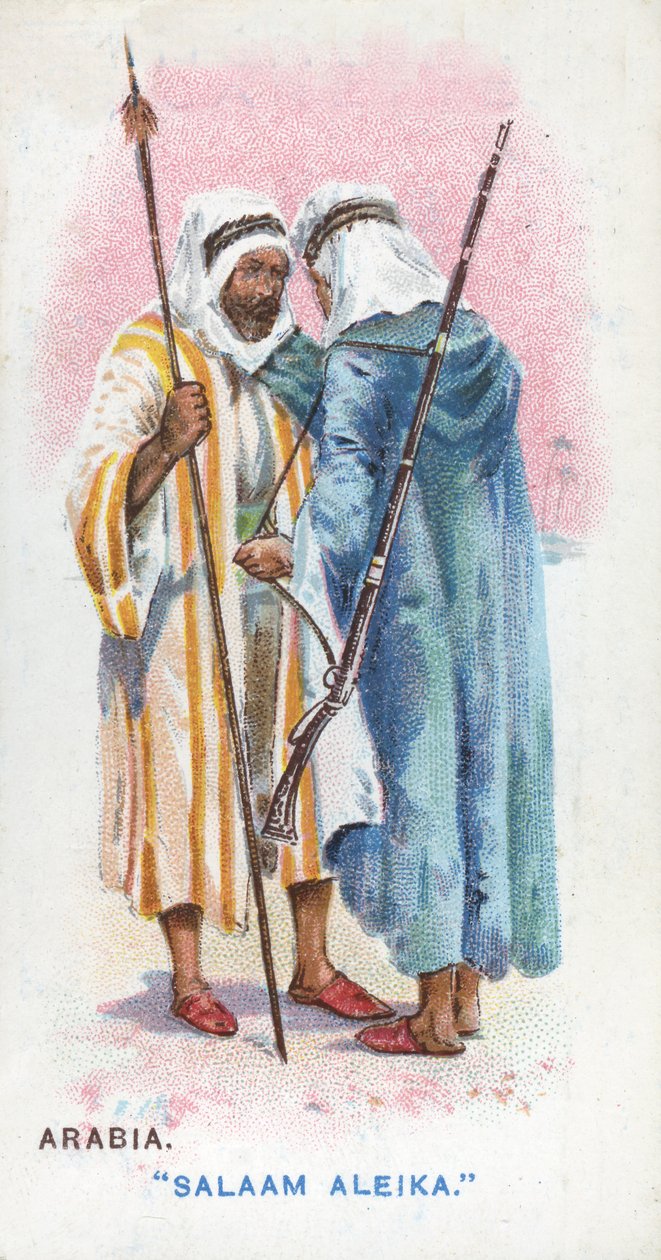 Tavanomainen tervehdys Arabiassa, 1907 tekijältä English School