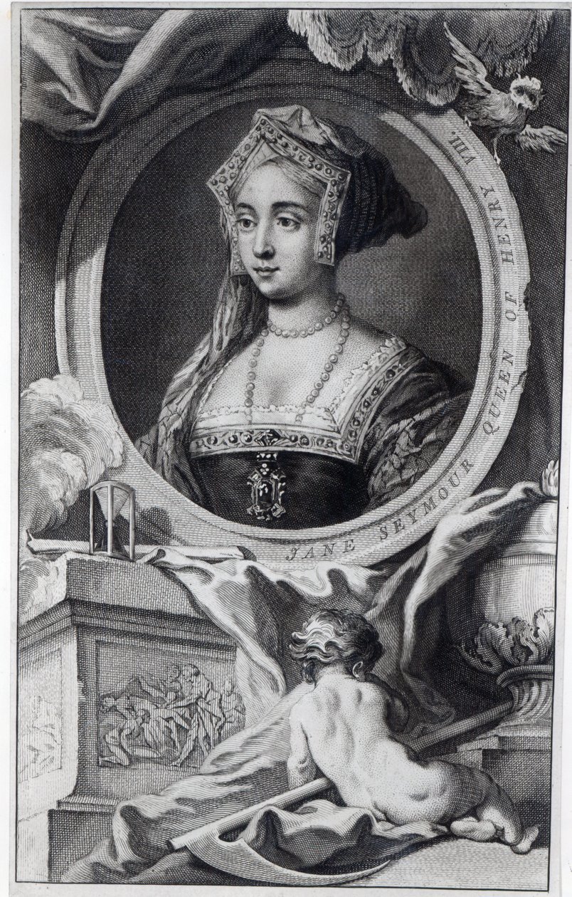 Jane Seymour, kaiverrus Jacobus Houbraken, 1746 tekijältä English School