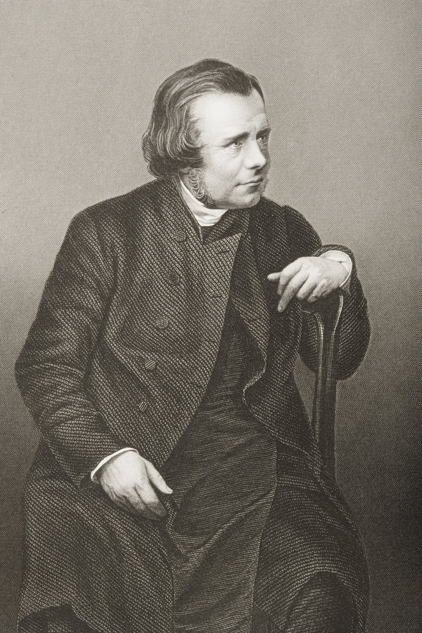 Samuel Wilberforce (1805-73) (litho) tekijältä English School