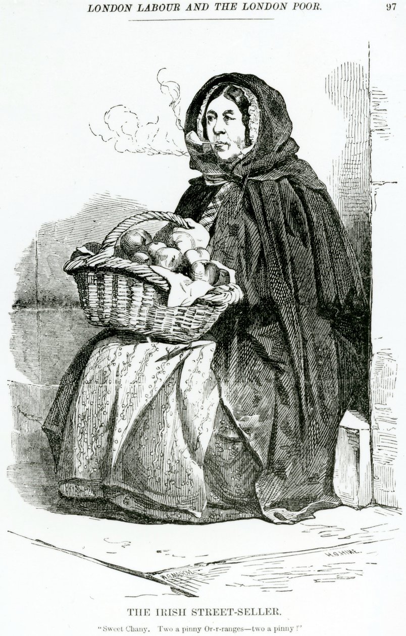 Irlannin katumyyjä, n. 1840 tekijältä English School