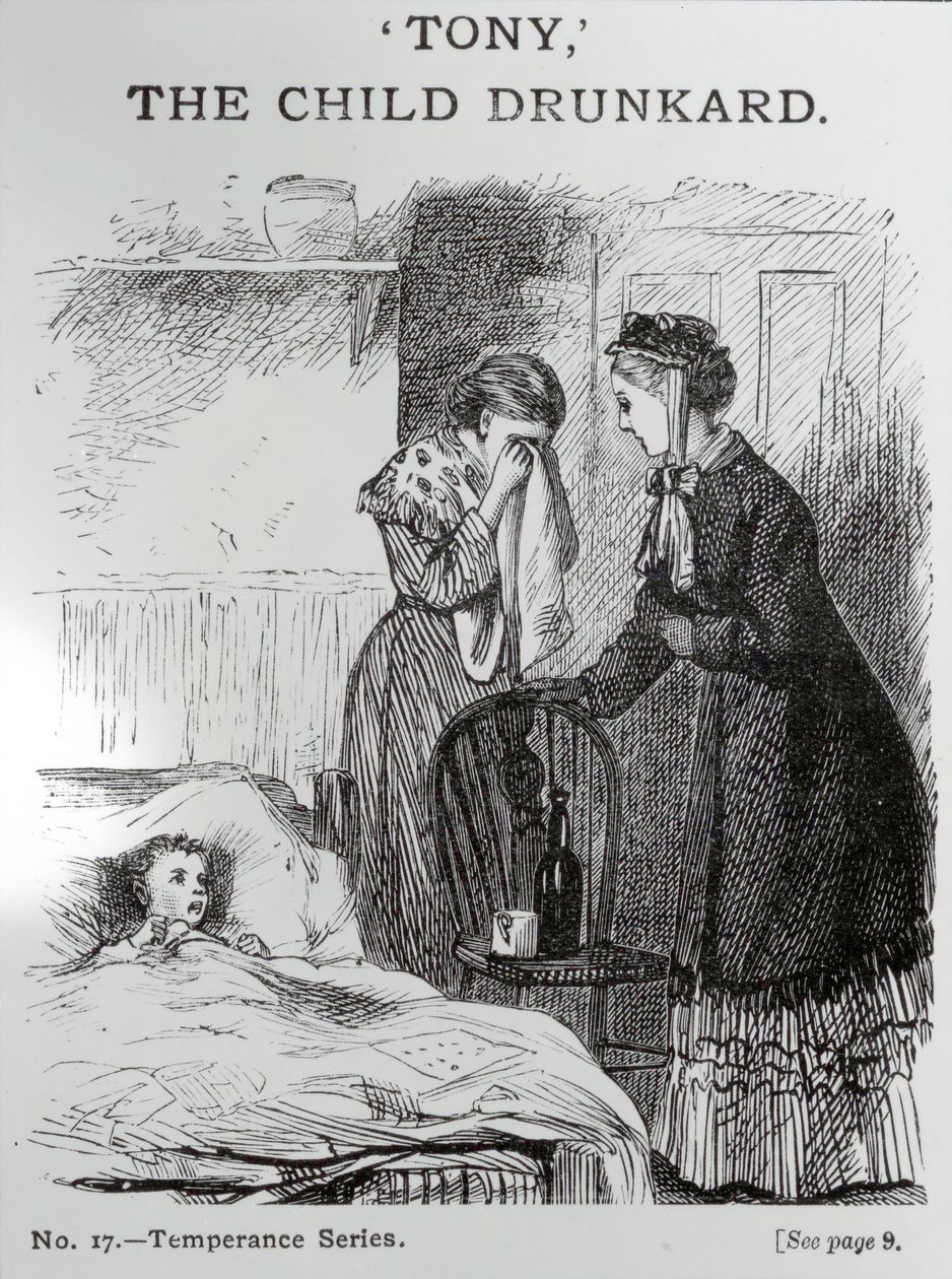 Tony, juoppolapsi, n. 1860 tekijältä English School