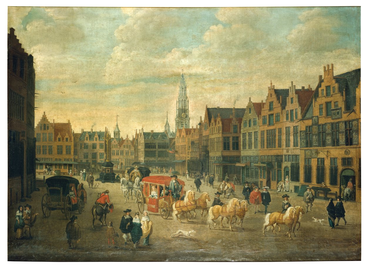 Meir Antwerpenissä (öljy kankaalle) tekijältä Erasmus de Bie