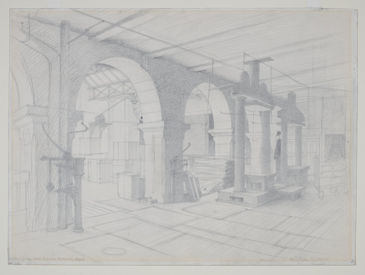 Pakkausliike, Bradford tekijältä Eric Gill