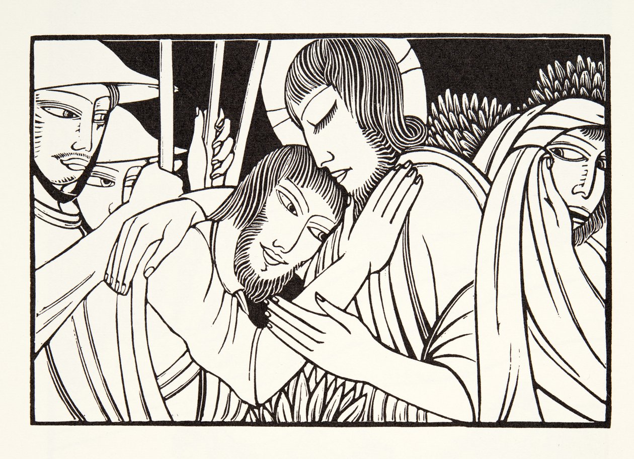 Juudaksen suudelma tekijältä Eric Gill