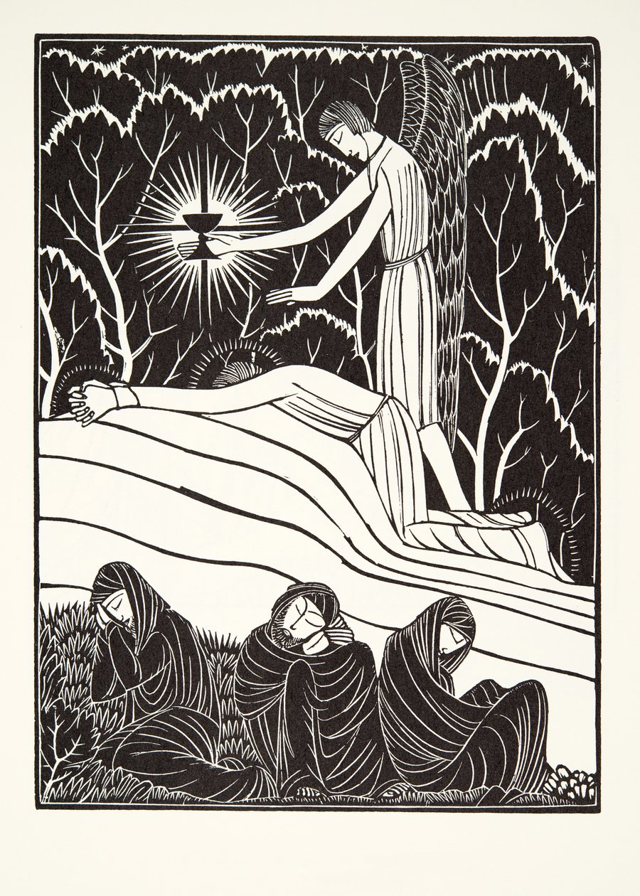 Agony in the Garden tekijältä Eric Gill