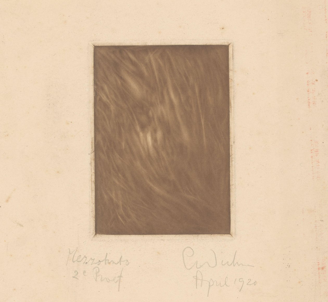 Abstrakti koostumus tekijältä Erich Wichmann (signed by artist)