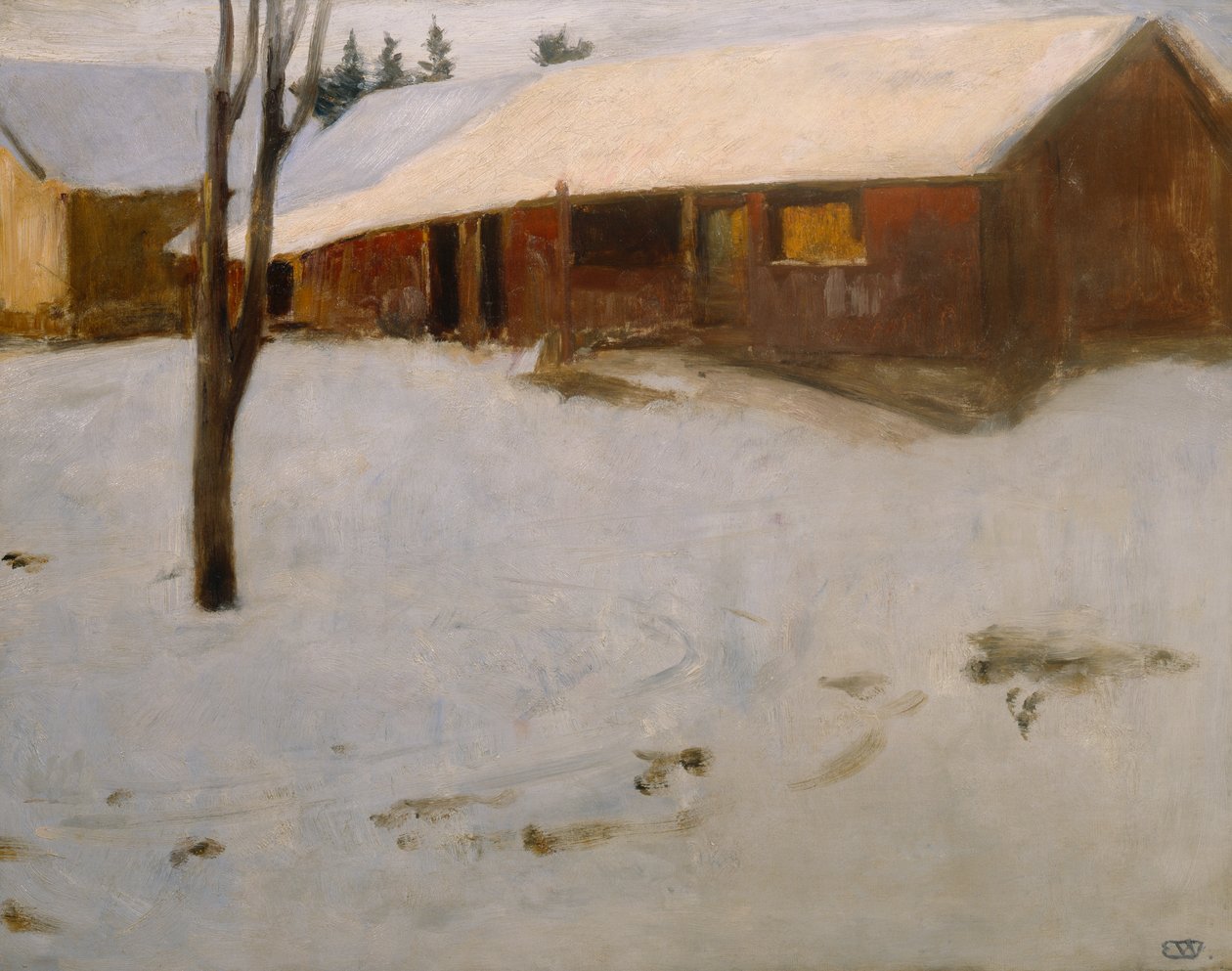 Talvi tekijältä Erik Theodor Werenskiold