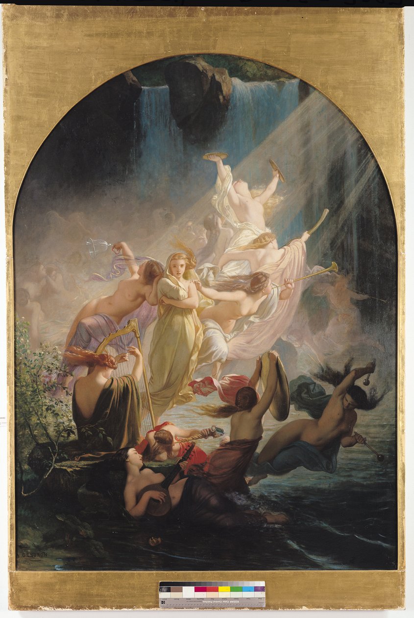 Undiinit tai Torrentin ääni, 1857 tekijältä Ernest Augustin Gendron