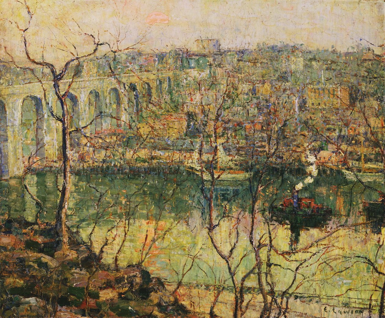 Korkea silta tekijältä Ernest Lawson