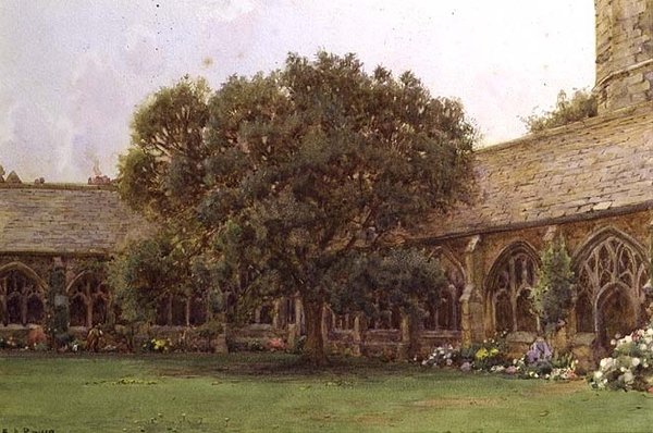 The Cloister, New College, Oxford tekijältä Ernest Arthur Rowe
