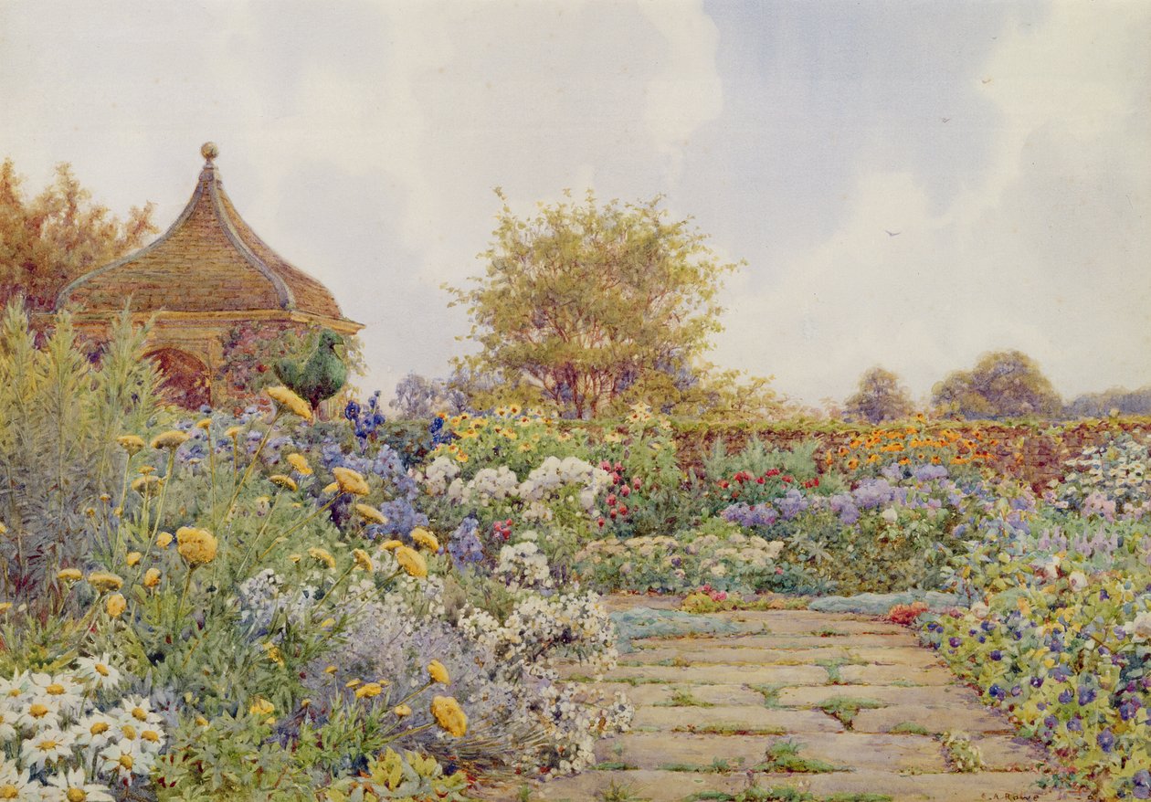 Gardens Chequers Courtissa, Buckinghamshire tekijältä Ernest Arthur Rowe