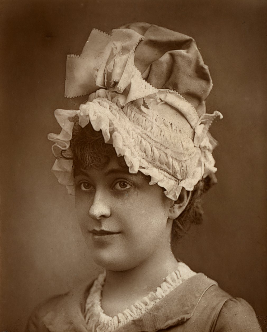 Geraldine Ulmar, yhdysvaltalainen laulaja ja näyttelijä, 1887 tekijältä Ernest Barraud