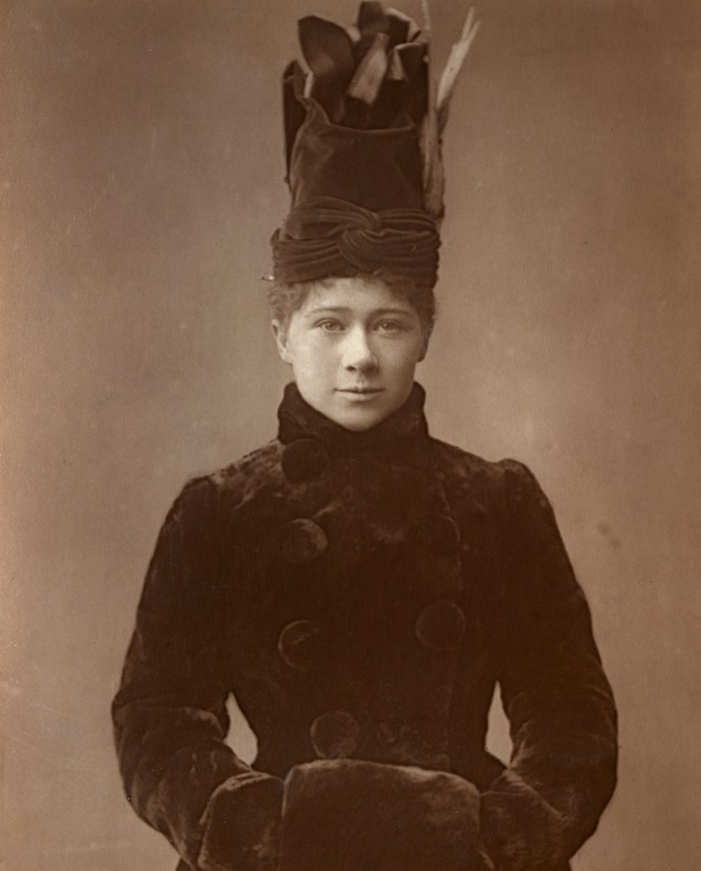 Marie Tempest, brittiläinen näyttelijä ja laulaja, 1888. tekijältä Ernest Barraud