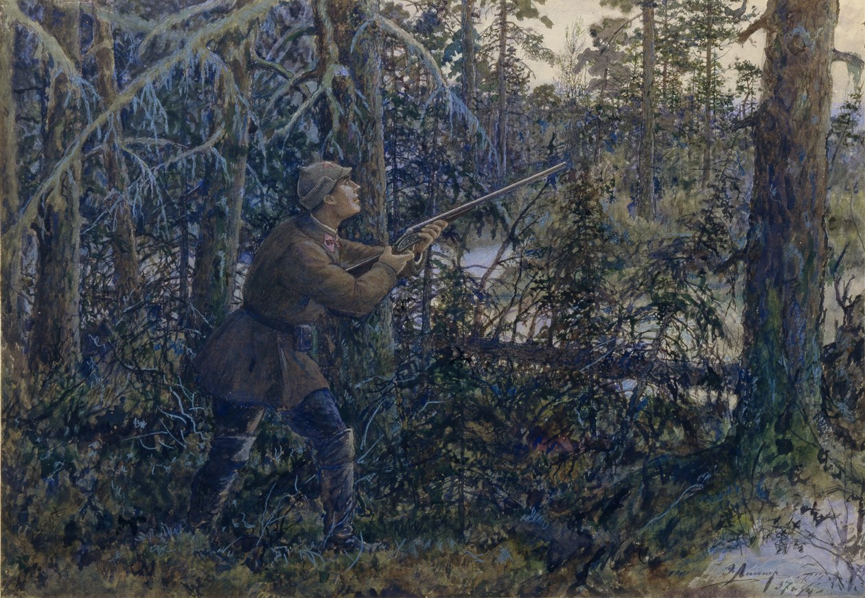 Metson metsästys, 1937 tekijältä Ernest Ernestovich Lissner