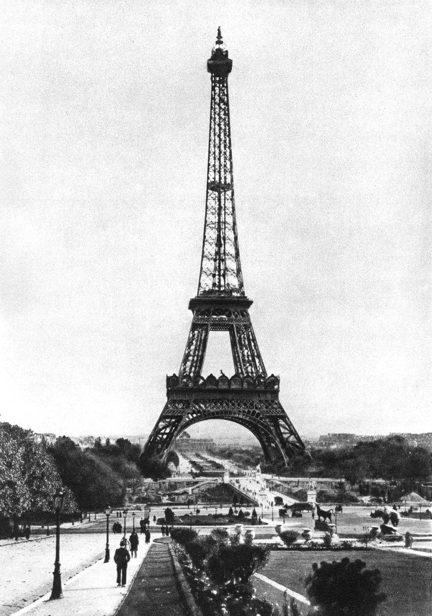 Eiffel-torni Trocaderosta, Pariisista, 1931. tekijältä Ernest Flammarion