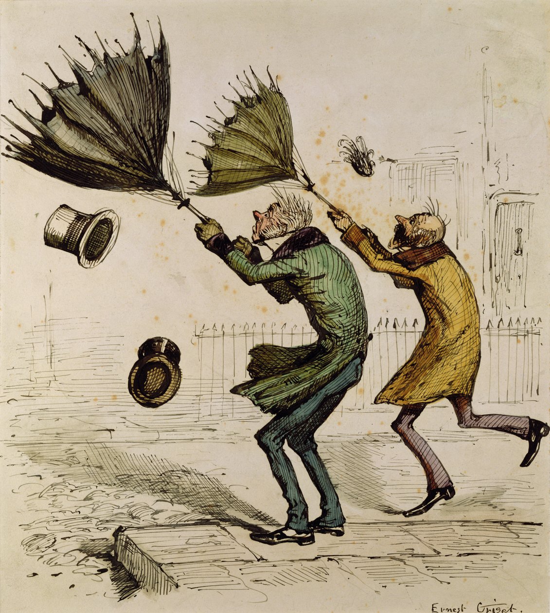 Äkillinen myrsky tekijältä Ernest Henry Griset