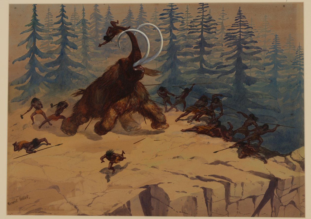 Woolly Mammoth, 1871 tekijältä Ernest Henry Griset