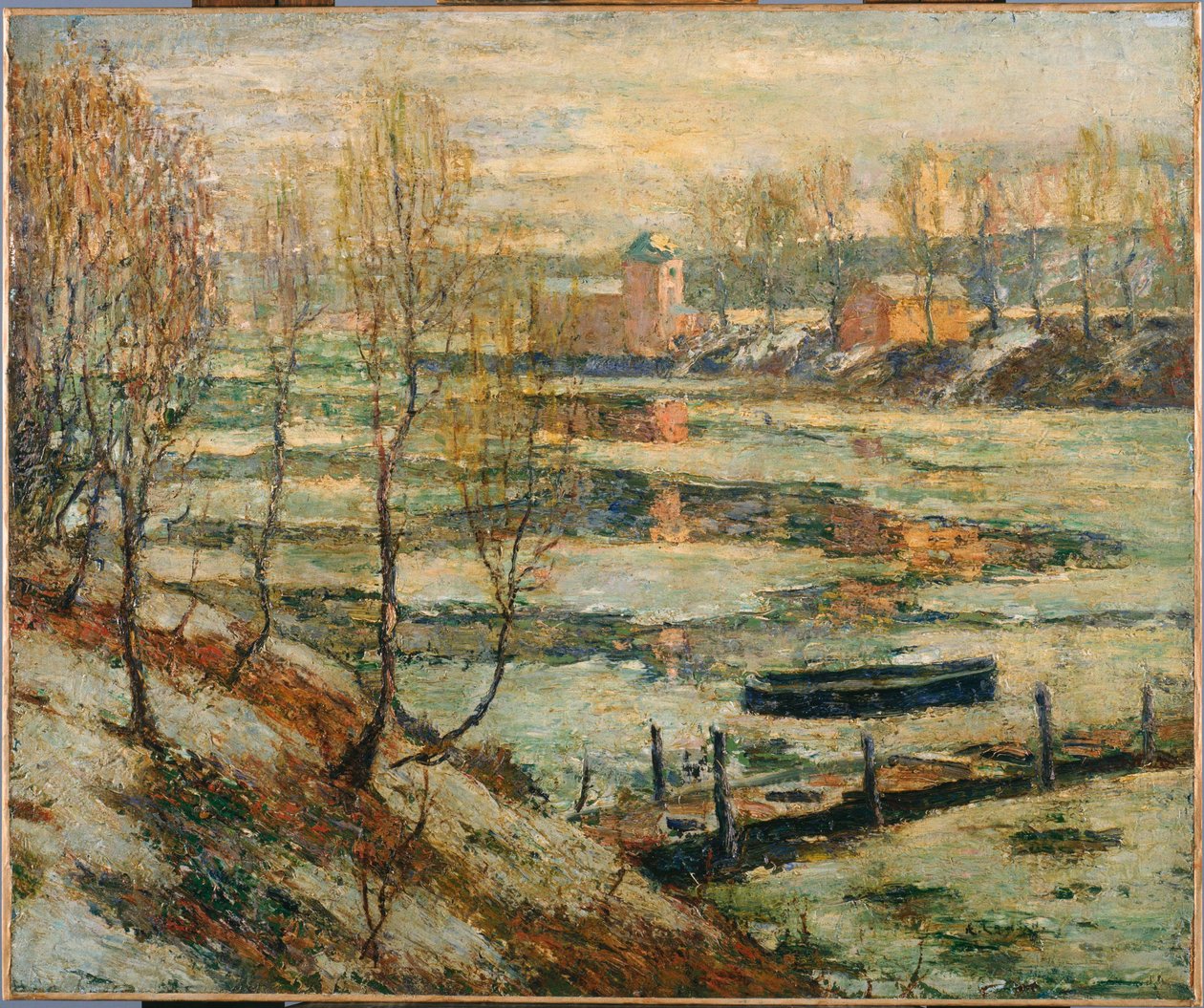 Jäätä joessa tekijältä Ernest Lawson