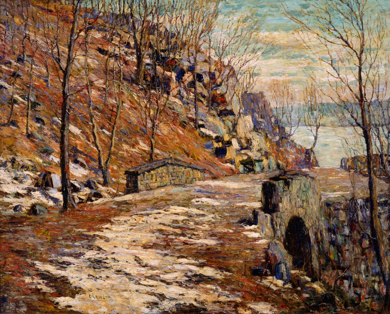 Road Down the Palisades tekijältä Ernest Lawson