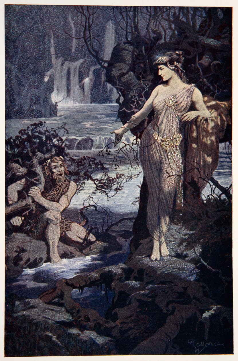 "Ea-Banin kiusaus", 1915. tekijältä Ernest Wellcousins