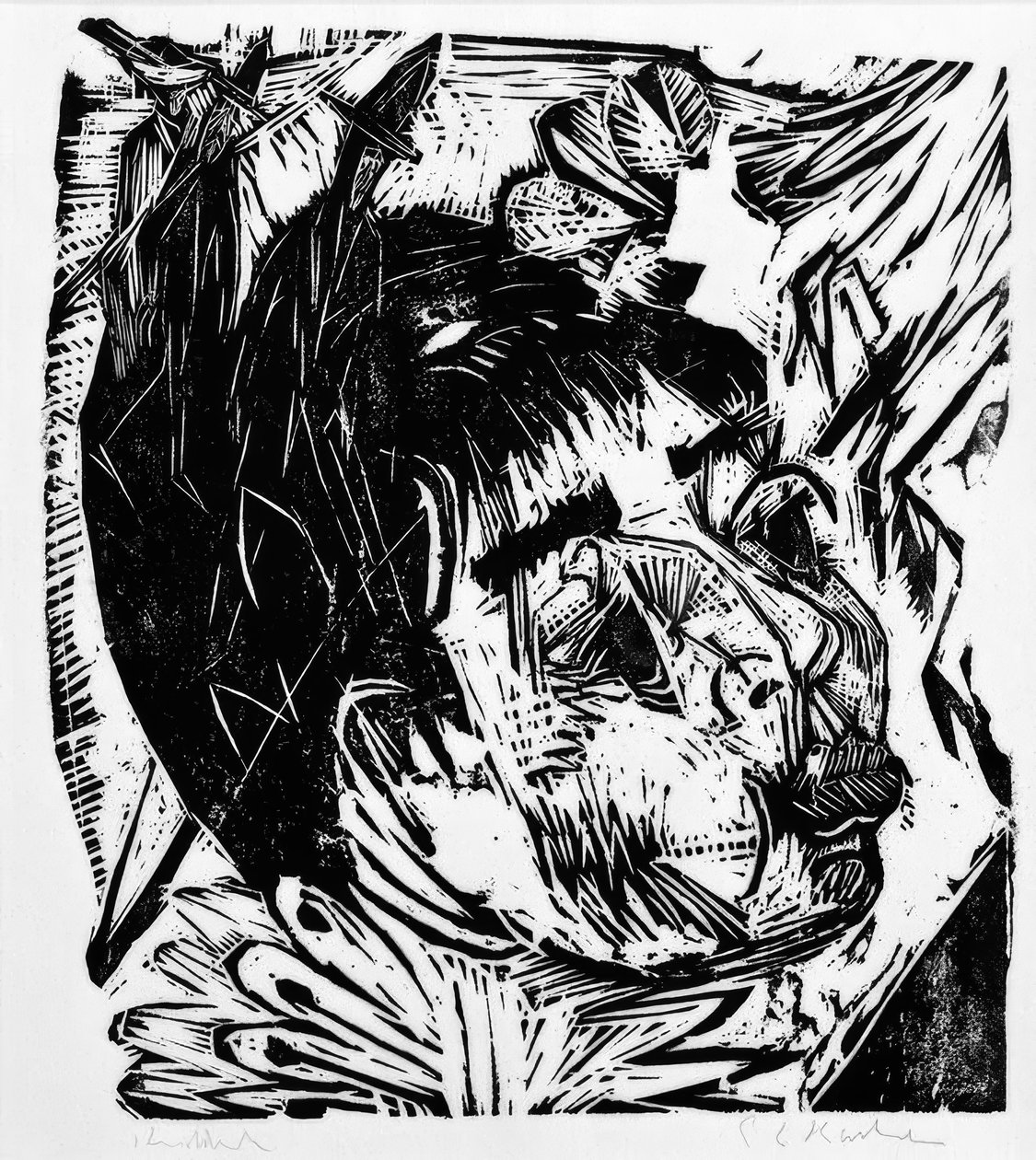 Frau Prof. Sch. tekijältä Ernst Ludwig Kirchner